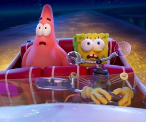 Drive-thru an Under the Sea Road Trip Adventure with SpongeBob. Image courtesy of Paramount Plus