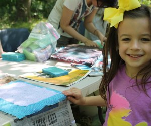 Try your hand at fun activities like paper making at this year's Spring Fling./Photo courtesy of Nature Discovery Center.
