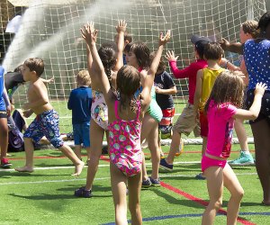 Come out and play at Sprinkler Day at Asphalt Green. Photo courtesy of Asphalt Green
