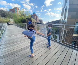 Preschooler activities in NYC: Squibb Bridge