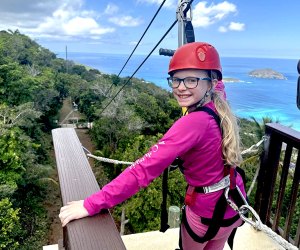 St. Thomas with Kids: Tree Limin' Extreme.