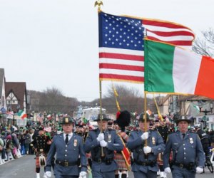Arrive early to glimpse the pageantry of the St. Patrick's Day parade in Montauk. Photo courtesy of Friends of Erin