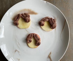 Stars Wars Day Activities for Kids: Apple Princess Leia snacks