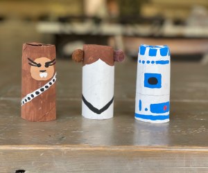 Stars Wars Day Activities for Kids: Toilet Paper Roll Star Wars Figures