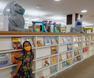See Patience and Fortitude—in Lego form—at the newly remodeled Stavros Niarchos NYPL branch in Midtown.