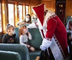 Polar Express train ride near NYC: Santa's Paradise Express