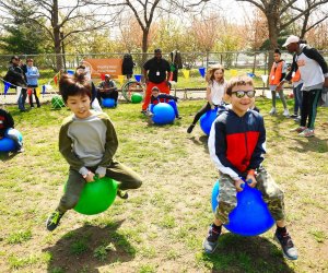 Get ready for old-school fun at the 12th Annual Street Games at Thomas Jefferson Park in East Harlem. Photo courtesy of NYC Parks