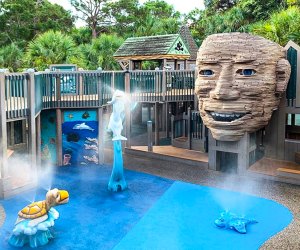 The splash pad at Sugar Land Park is on another level of fun! Photo courtesy of Greater Boca Raton Beach and Park District