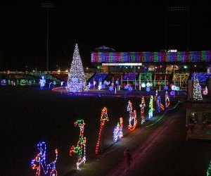 Immerse yourself in the holiday season when you head to Sugar Land Holiday Lights and see the thousands of lights on display. Photo courtesy of Sugar Land Holiday Lights.