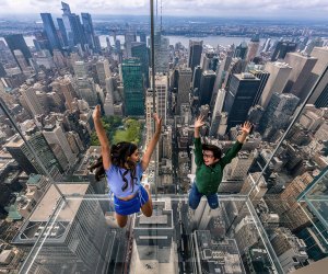 Take a leap in Levitation—glass-enclosed skyboxes suspended 1,063 feet above Madison Avenue at the new SUMMIT One Vanderbilt. Photo courtesy of One Vanderbilt