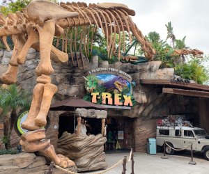 Best Things To Do and See in Disney Springs With Kids: T. rex restaurant