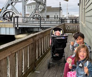 Take your ice cream to go at Mystic Drawbridge Ice Cream in Mystic, Connecticut! Photo by Kelly Patino