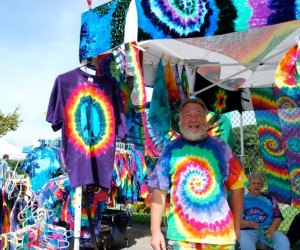 Get your tie dye t-shirt at the folk festival. Photo courtesy of Takoma Park Folk Festival