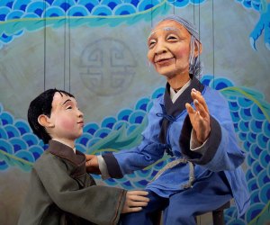 The Dragon King is an eye-catching puppet show. Photo courtesy of Tanglewood Marionettes 