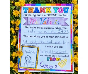 Teacher Appreciation Gifts: Handmade cards