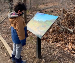 Explore the trails at Teatown Lake Reservation with kids