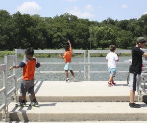 There are a variety of fishing lakes near Houston to fish with your kids. Photo courtesy of Texas Parks and Wildlife