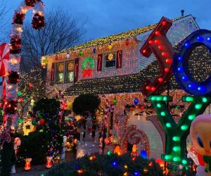 The Gress House Holiday Light Spectacular in Mountainside, N.J.