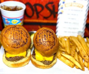 Get the classic kid's Burgers and Fries for free on Mondays at The Hop Shoppe. 