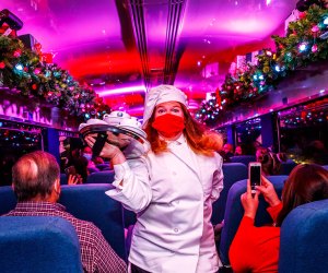 Join a magical trip on the Polar Express powered by the Morristown & Erie Railway. Photo courtesy of the railway