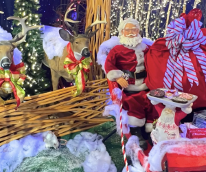 The free Animated Christmas Story is a walk-through experience offered annually at Hicks Nurseries. Photo courtesy Hicks Nurseries.