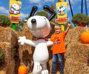 Have Halloween fun with the Peanuts gang at the Great Pumpkin Fest. Photo courtesy of Kings Dominion Soak City