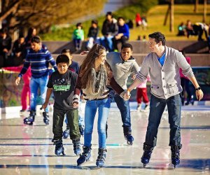 Ice skating at Discovery Green is the perfect winter weekend activity. Photo courtesy of Katya Horner.