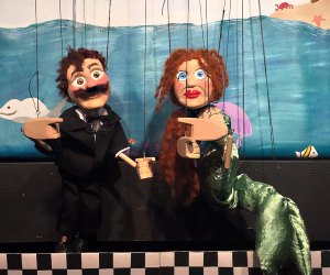 The Little Mermaid is all ages classic fairytale puppet show on stage at the Long Island Puppet Theater.  Photo courtesy of the theater