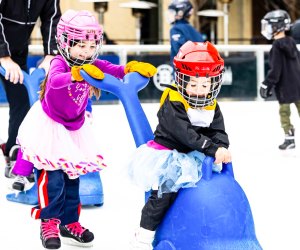 The best outdoor ice skating rinks in Boston let families share the fun! The Rink at 401, courtesy of the Fenway Facebook page
