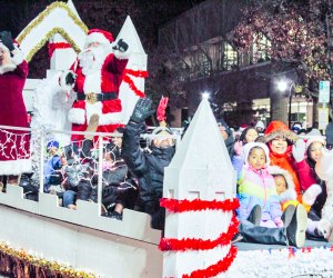 Holiday light parade photo courtesy of the Rotary Club of Naperville