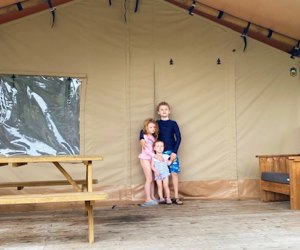 Safari Tents: Glamping at Jellystone Park Delaware Beaches