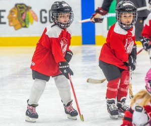 Stay cool this summer in a hockey camp. Photo courtesy of Youth Hockey Programs, Fifth Third Arena