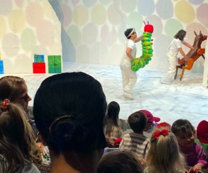 Eric Carle's colorful animals come to life on stage,