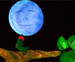 Catch The Very Hungry Caterpillar in a stage show. Photo courtesy of Mermaid Theatre of Nova Scotia