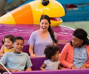 Sesame Place offers low-thrill rides and plenty of sensory-friendly amenities. Photo courtesy of Sesame Place