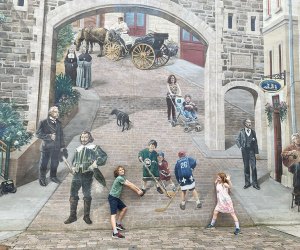 The murals throughout Quebec City provide fantastic photo ops. 