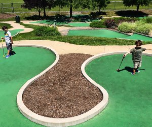 Enjoy a pair of  mini-golf courses at Eisenhower Park in Nassau County. Photo by the author
