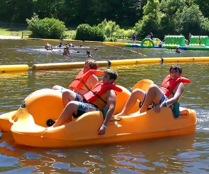 Things to do in New Jersey with tweens Sunrise Lake pedal boats