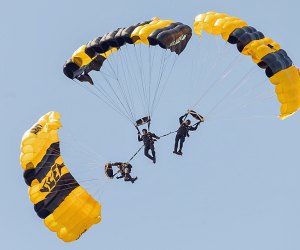 Head to Jones Beach for the annual air show over Memorial Day weekend. Photo courtesy of the U.S. Army Golden Knights/via Facebook