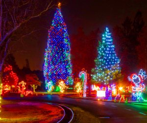 Vasona County Park Fantasy of Lights puts kids in the holiday spirit. Photo courtesy of Santa Clara County Parks