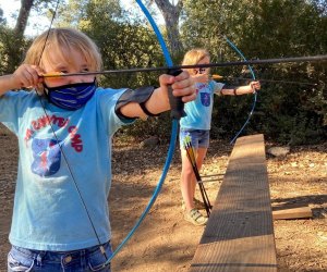 Where else are kids going to learn archery, besides summer camp?  Photo courtesy of Tom Sawyer Camp
