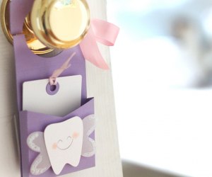 Creative Tooth Fairy Ideas Kids Love: tiny note for the tooth fairy