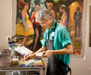 See artists at work. Photo courtesy of Torpedo Factory Art Center