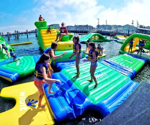 Totally Tubular Aqua Park offers 5,000 square feet of wet-and-wild fun in Ocean City. 