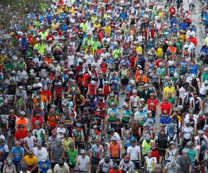 Cyclists of all ages are invited to come participate in the Tour de Houston. Photo courtesy of Richard Carson.