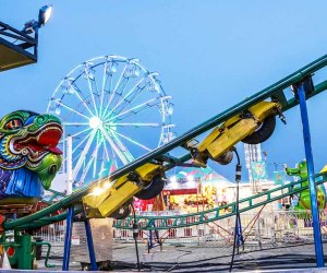 Enjoy rides, games, and more at the Town Park Beach Carnival at Point Lookout. Photo courtesy of Dreamland  Amusements