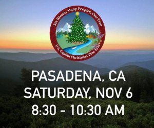 The U.S. Capitol Christmas Tree Visits Pasadena
