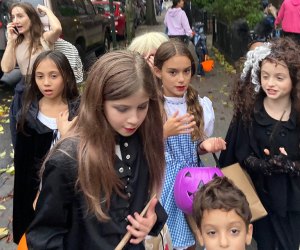 Trick-or-treating is a communal event in Brooklyn