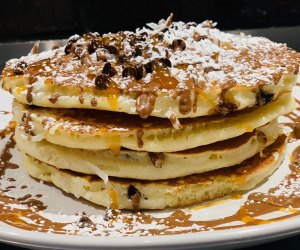 Stack of pancakes from Life Pancake Company