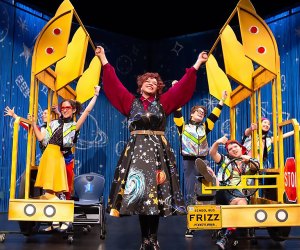 Hop on the Magic School Bus in this new musical adaptation based on the original book series The Magic School Bus. Photo courtesy of TheaterworksUSA